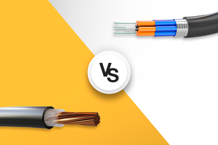 کابل شبکه مسی یا فیبر نوری؟ کدام انتخاب بهتری است؟